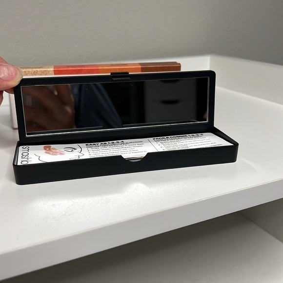 Smashbox Halo Sculpt + Glow Contour Blush Highlighter Palette Coral Saturation - Picture 5 of 7